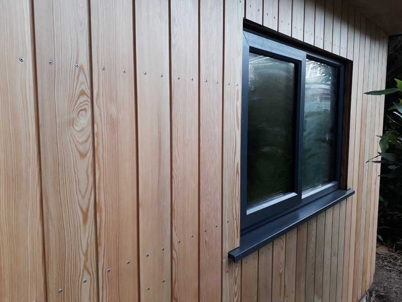 Siberian Larch 20 x 144mm Channel Groove Cladding 