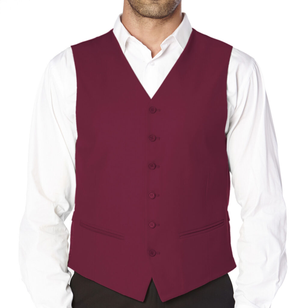 Burgundy Vest