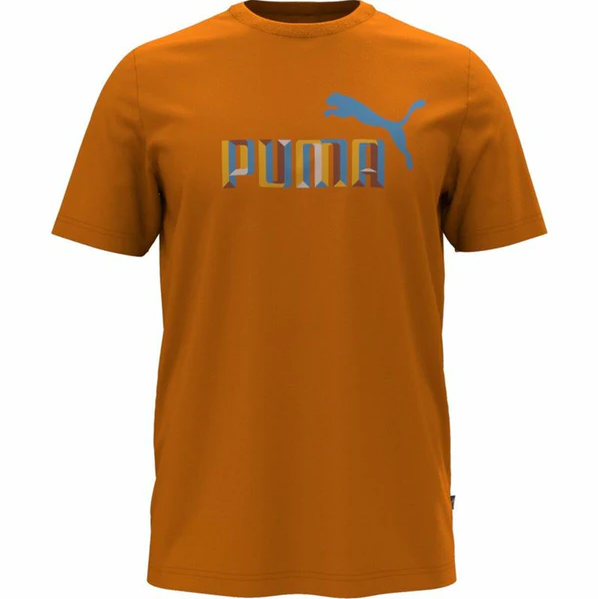 Men’s Short Sleeve T-Shirt Puma Daily 3.0 Dark Orange